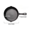 Cast Iron Camp Skillet - 3 Sizes