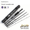 TSURINOYA LURE VALLEY Travel rod 5 Section Expedition Fishing Rod 1.98m 2.08m 2.28m 2.44m 2.7m FUJI Guide Spinning Casting Rod