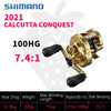 Shimano CALCUTTA CONQUEST (2021/2022) Baitcast Reel 13+1BB Max Drag 6KG