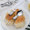 3PC Portable Tableware Set 304 Stainless