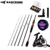 KastKing Brutus Spinning Rod Reel Rod Combo Set Includes 137m Braid 1.29m-2.58m 3-6PC ML M