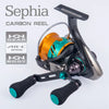 Lurekiller New Arrival Carbon Body Spinning Reel Egi Reel Sephia LT2500S/3000S/2500S-DH/3000S-DH 5.2:1 8+1BB Ultra Light Reel