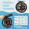 Maximumcatch Extreme X Fly Fishing Combo Kit 3-8WT Fast Action Rod Reel Line Leader and Accessories Set with Triangle Tube