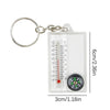 Mini Keychain Compass Thermometer Combo
