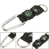 Multifunctional 3-In-1 Mini Carabiner Keychain Compass/Thermometer