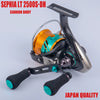 Lurekiller New Arrival Carbon Body Spinning Reel Egi Reel Sephia LT2500S/3000S/2500S-DH/3000S-DH 5.2:1 8+1BB Ultra Light Reel