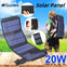 Portable Lightweight Solar Panel 5V USB Type-C Charge Flexible Foldable Kit