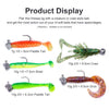 Noeby Barbed Jig Head Hook 7g-10g 4Pcs