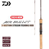 DAIWA AIR BULLET 2024 New 3 Section Stream Spinning/Casting Rod Max Lure 9g Fuji Ring AGS X45 Portable Carbon Fiber Fishing Rod