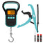 Digital Fish Scale with Ruler 110 lb/50 kg & Lip Gripper Combo
