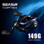 Seasir Vortex Baitcasting Reel 7.0:1 Ratio 5+1BB Max Drag 8kg 149g Weight