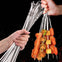 10/20/30/50/100Pcs Reusable Stainless Steel BBQ Skewers