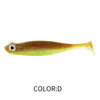 Supercontinent Zander Shad T-tail Soft Lure 5cm/7cm 8-12PCS