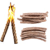 50pcs Outdoor Campfire Beeswax Hemp Rope