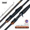 Kingdom FORTITUDE KEEL IV Spinning/Casting Rod 2PC 2.28m 2.4m 2.7m 3.0m 3.2m MH Power MF Action