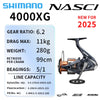 Shimano Nasci (2025) Spinning Reel 5+1BB Max 11kg Drag X-Ship
