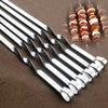 10/20/30/50/100Pcs Reusable Stainless Steel BBQ Skewers