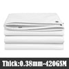 White Heavy-Duty Canvas PVC Tarpaulin