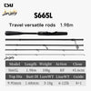 TSURINOYA LURE VALLEY Travel rod 5 Section Expedition Fishing Rod 1.98m 2.08m 2.28m 2.44m 2.7m FUJI Guide Spinning Casting Rod