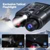 4K Infrared Night Vision Binoculars 3inch Screen 8X Digital Zoom With Tactical Light