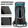 75L Camping Backpack Men's Travel Bag With Rain Cover Outdoor Hiking Daypack Mountaineering Bags Large Sports Luggage Rucksack
