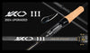 Kingdom KO-Ⅲ High Carbon Spinning/Casting Rod 2PC 6'5" - 8' M ML MH L