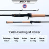 Kingdom KO-Ⅲ High Carbon Spinning/Casting Rod 2PC 6'5" - 8' M ML MH L