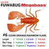 Megabass FUWABUG Soft Creature Lure 4-6pcs 1.8/2.5/3.8 IN
