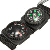 Multifunctional 3-In-1 Mini Carabiner Keychain Compass/Thermometer