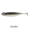 Supercontinent Zander Shad T-tail Soft Lure 5cm/7cm 8-12PCS