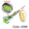 FTK SYN 1Pc 7.5g 12g 17.5g Dressed Spinner