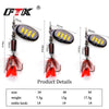 FTK SYN 1Pc 7.5g 12g 17.5g Dressed Spinner