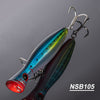 Noeby 12cm43g/16cm78g/20cm154g GT Surface Popper