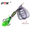 FTK SYN 1Pc 7.5g 12g 17.5g Dressed Spinner