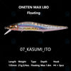 Megabass VISION ONETEN MAX LBO 135mm 21g Floating Bullet Jerkbait