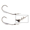 TheTime 5pcs/Lot Weighted Offset Worm Hook