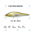 Megabass X-80 TRICK DARTER Suspend /Sinking 1.5m Jerkbait