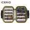 ICERIO 40PCS Wet/Dry Trout Flies Set