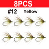 Vampfly 8PCS Size #12 Tenkara Nymph Wet Fly Set