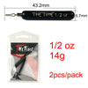 TheTime 1/16-1 OZ Bullet Weight Sinkers 1.8-28g