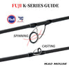 MADMOUSE BamBluz 1.9M ML/M/MH Spinning/Casting Slow Jigging Rod 2PC