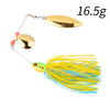 1Pc 10g/15.7g/16g/16.5g/17g Spinnerbait
