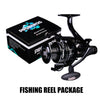 ProBeros DMF Series Spinning Reel 13-19KG Max Drag 4+1BB 5.2:1/4.7:1