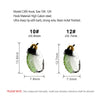 Bimoo 6Pcs/Lot #10 #12 CDC Feather Hackle Nymph Scud Fly