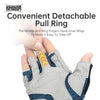 Kingdom Ice Silk Fabric Breathable Half Finger Fishing Gloves