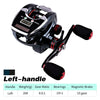 GHY 19+1BB 8.0:1 Ratio 10Kg Brake Force Digital Line Counter Baitcasting Reel