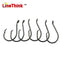 LineThink 100PCS/LOT Offset Circle Fishing Hook