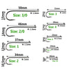 Ellllv 500pcs/lot 10 4 2 2/0 Aberdeen Long Shank Fish Hook