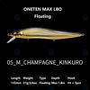 Megabass VISION ONETEN MAX LBO 135mm 21g Floating Bullet Jerkbait