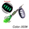 FTK SYN 1Pc 7.5g 12g 17.5g Dressed Spinner